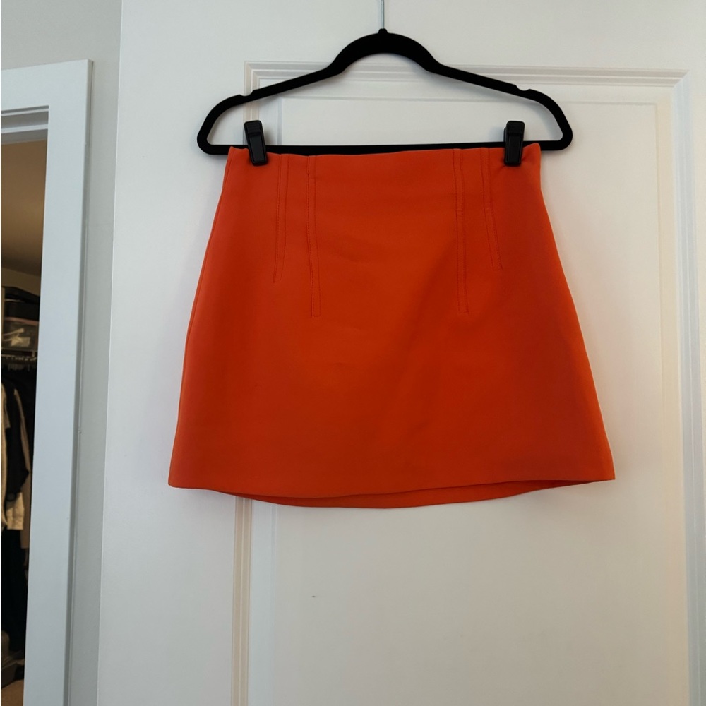 Orange Zara Mini Skirt size medium